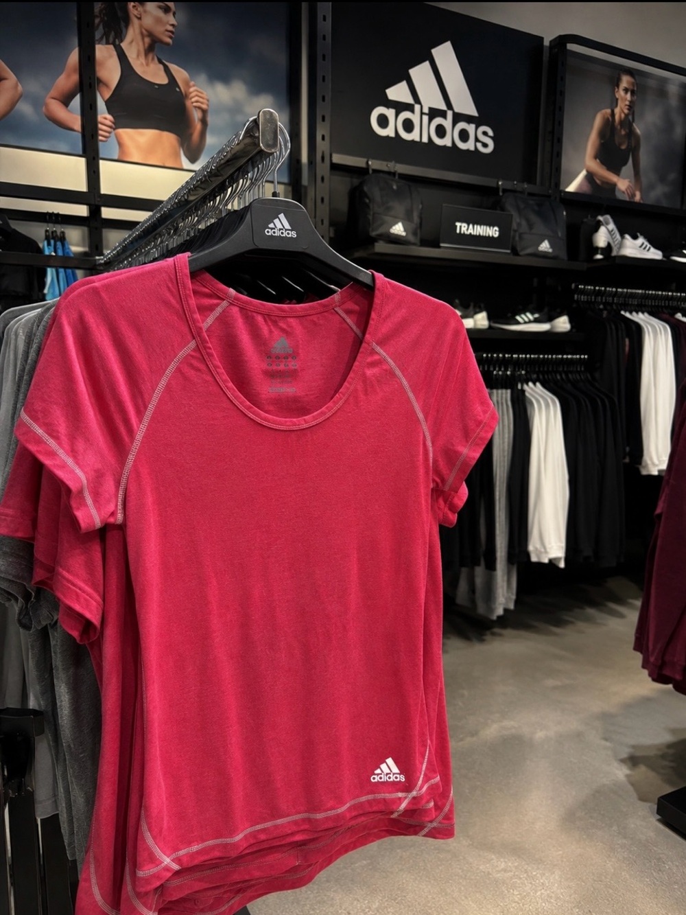 Adidas Hot Pink Supernova Cru Tee